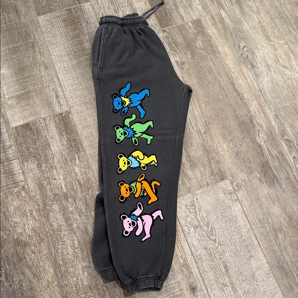 Grateful Dead Colorful Bear Print Joggers - Picture 2 of 6